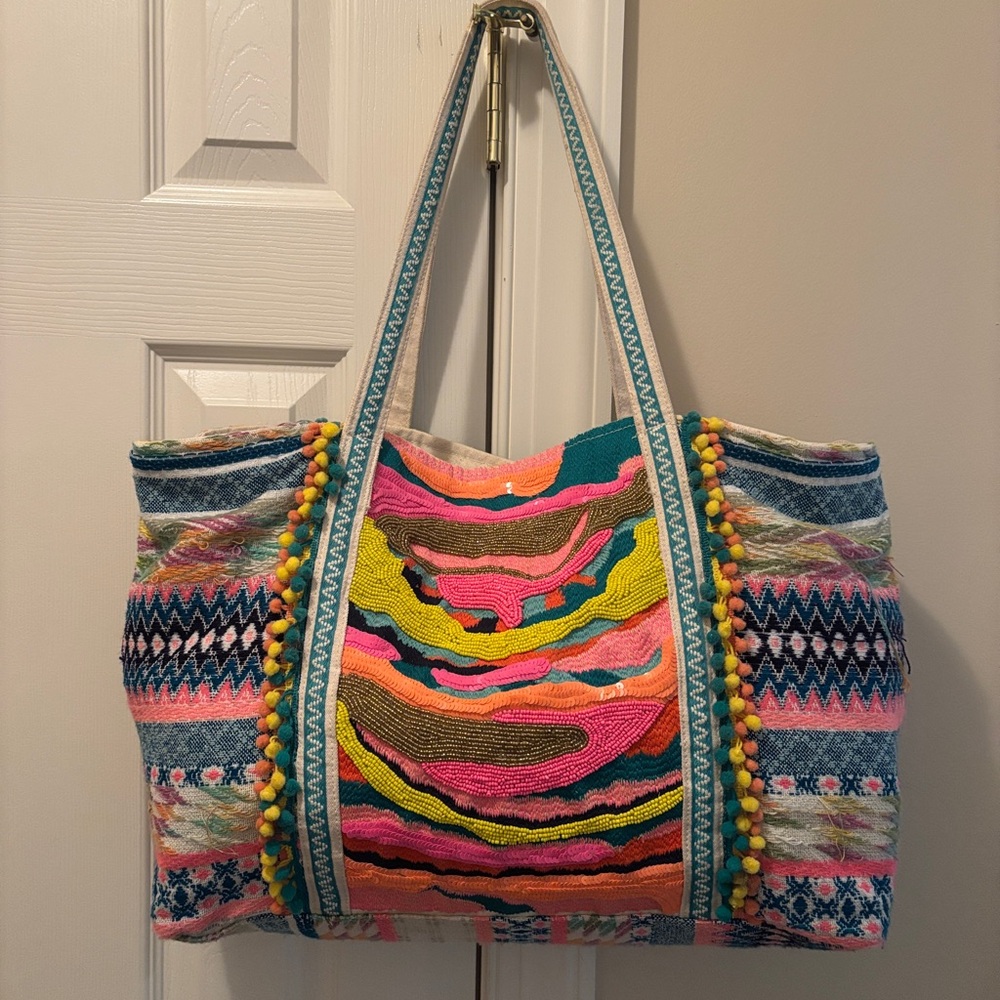 Daphne Embellished Tote Bag